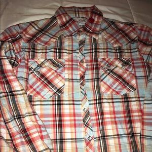 Two Button-Up True Religion Shirts(Men)